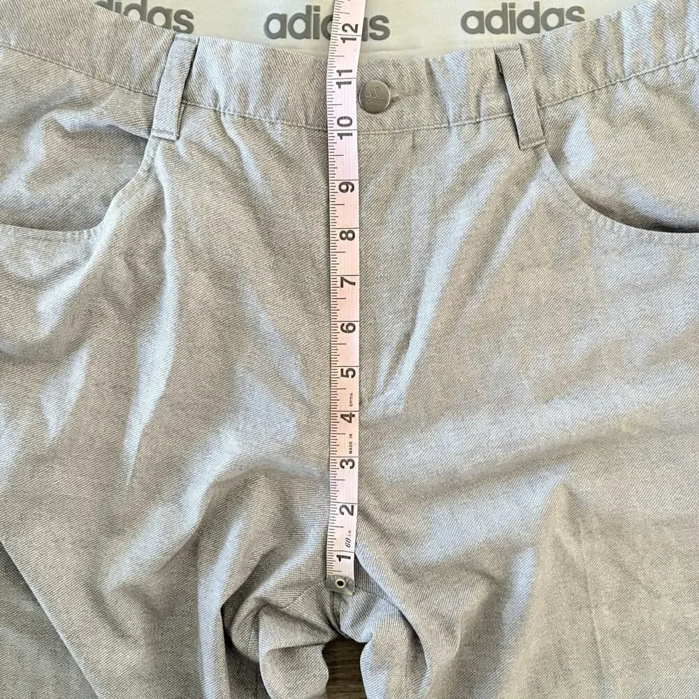 Adidas Men 35 x 32 Ultimate Chino Golf Pants Mens Vista Grey Lightweight Stretch